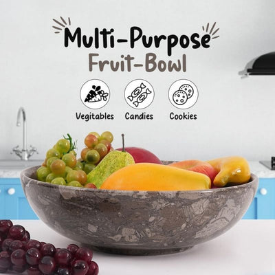 Radicaln Marble Fruit Bowl 10' Inches New