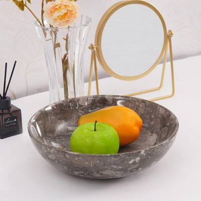 Radicaln Marble Fruit Bowl 10' Inches New