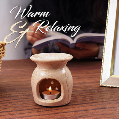 Radicaln Marble Oil Burner 4" Inches Handmade Candle Wax Warmer
