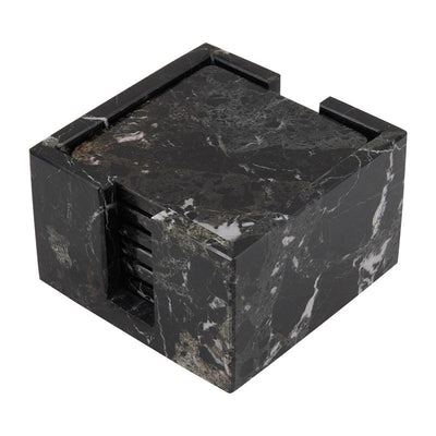 Full Square Coaster Set with Holder