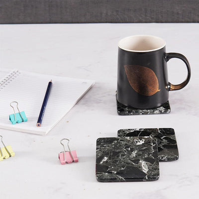 Full Square Coaster Set with Holder